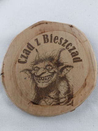 Magnes drewniany Czad z Bieszczad 2