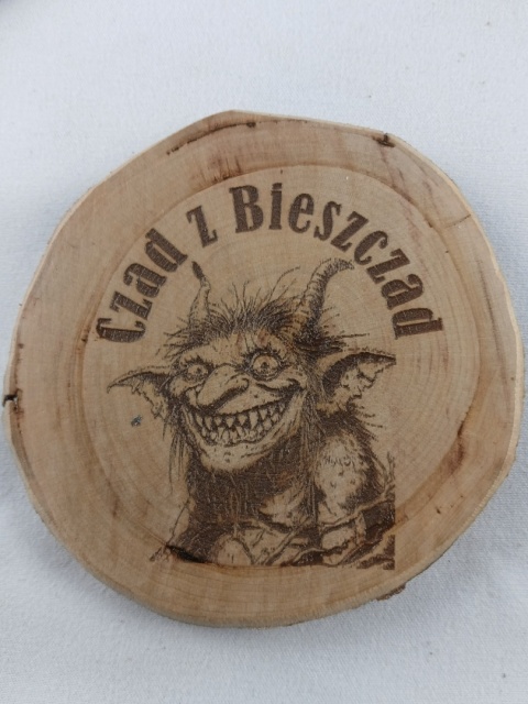 Magnes drewniany Czad z Bieszczad 2