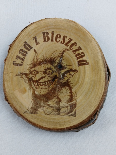 Magnes drewniany Czad z Bieszczad 2