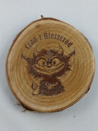 Magnes drewniany Czad z Bieszczad 3