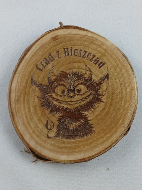 Magnes drewniany Czad z Bieszczad 3
