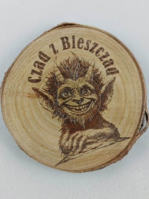 Magnes drewniany Czad z Bieszczad 5