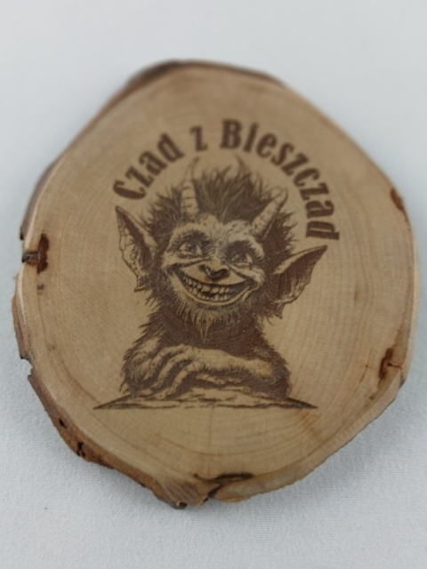 Magnes drewniany Czad z Bieszczad 5