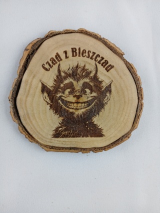 Magnes drewniany Czad z Bieszczad 4