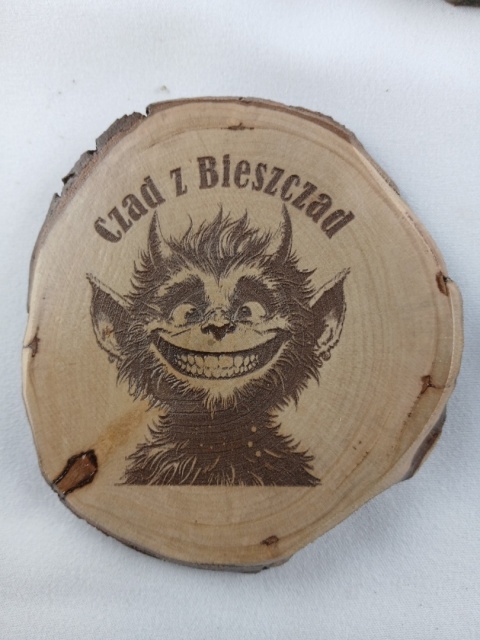 Magnes drewniany Czad z Bieszczad 4