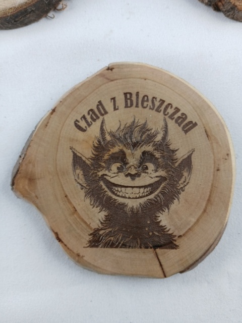 Magnes drewniany Czad z Bieszczad 4